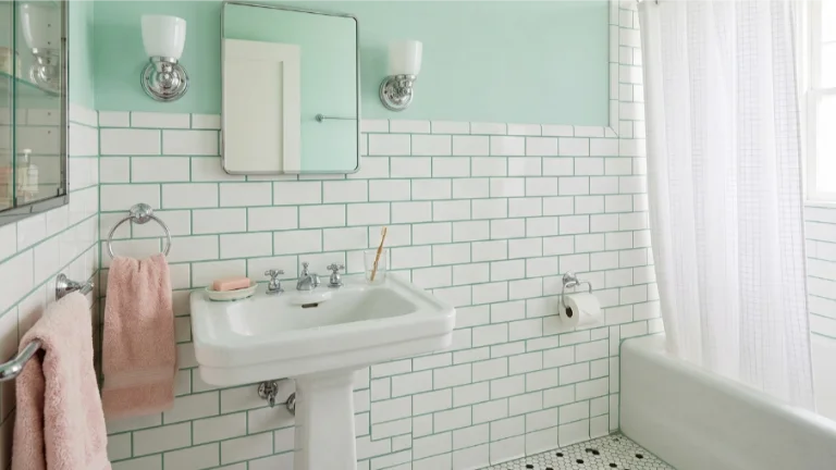 Subway Tile With Colored Grout