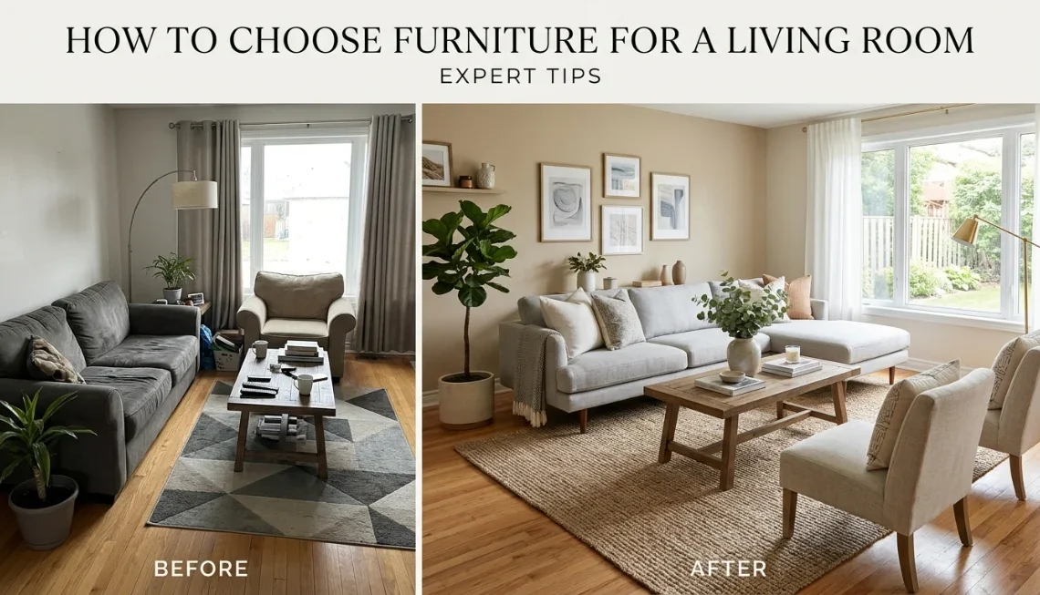 How to Choose Furniture for a Living Room Expert Tips