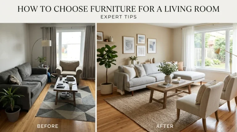 How to Choose Furniture for a Living Room Expert Tips