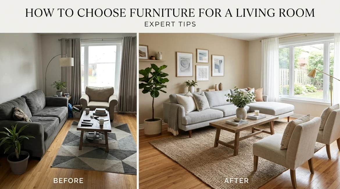 How to Choose Furniture for a Living Room Expert Tips
