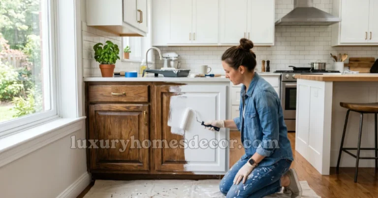 How to Paint Kitchen Cabinets Like a Pro at Home
