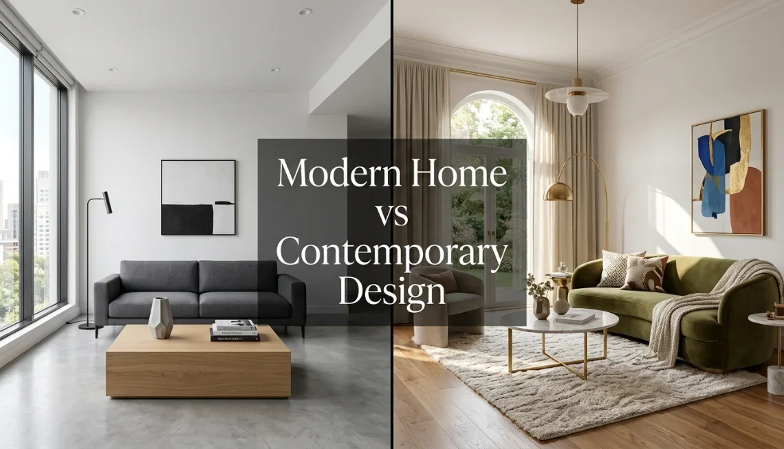 Difference Between Modern and Contemporary Design Explained