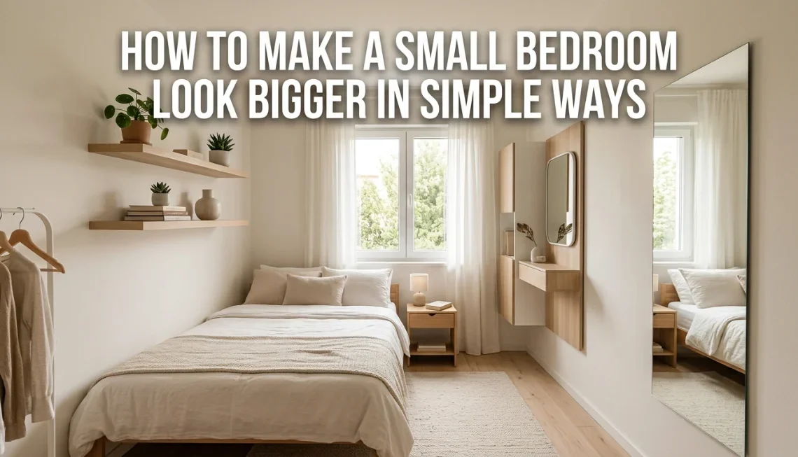 How to Make a Small Bedroom Look Bigger in Simple Ways
