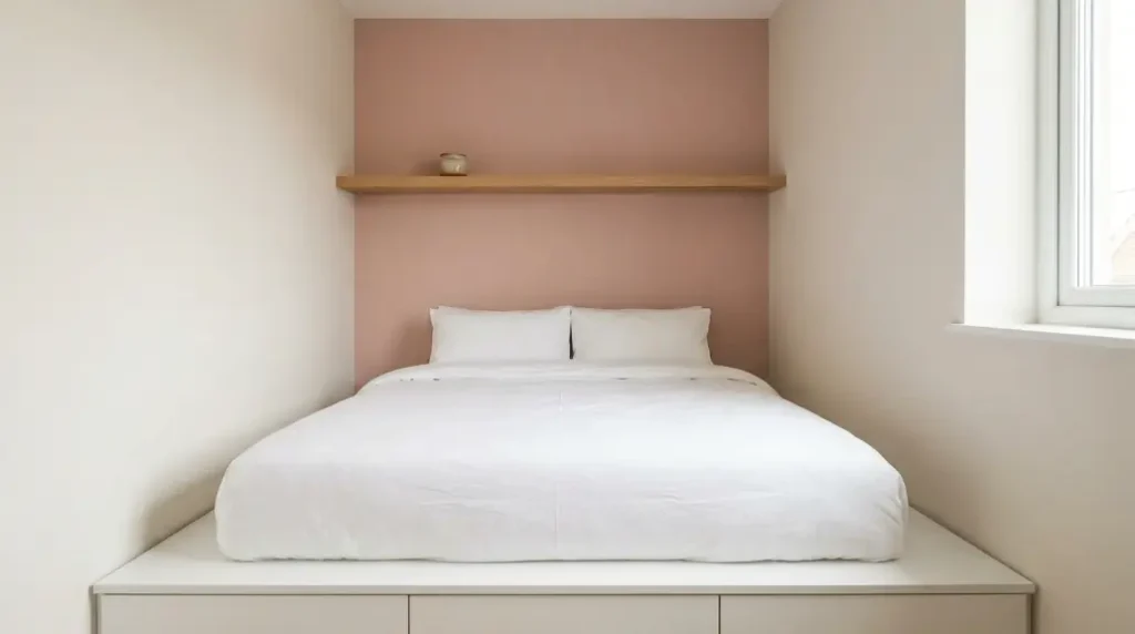 Use Colorful Bedside Tables to Break Up Neutral Furniture