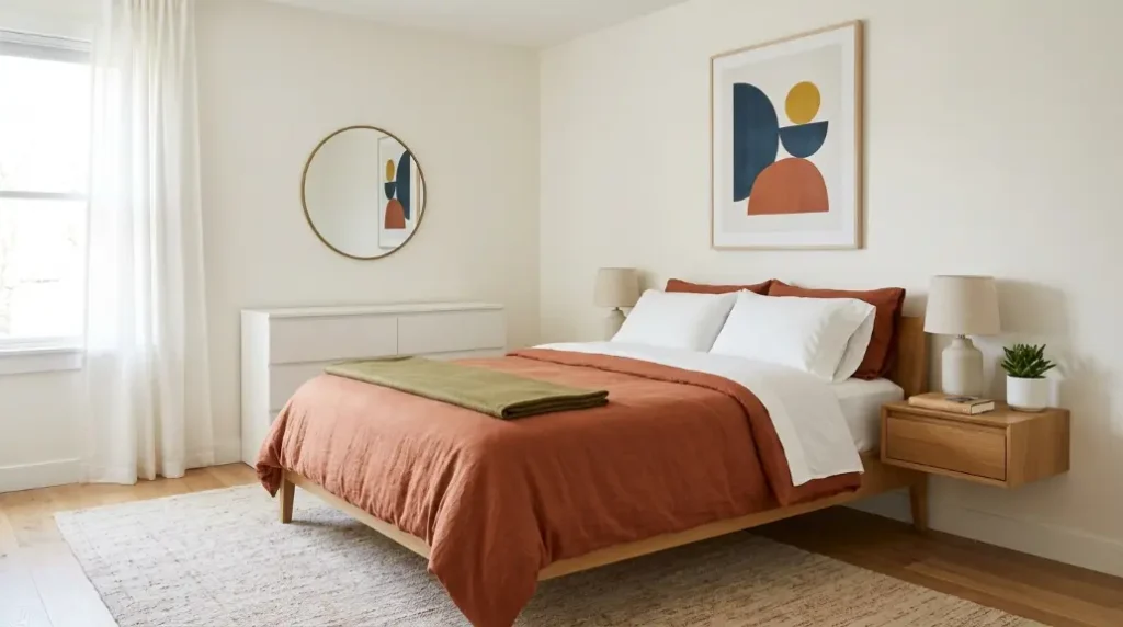 Try a Single Colorful Accent Wall