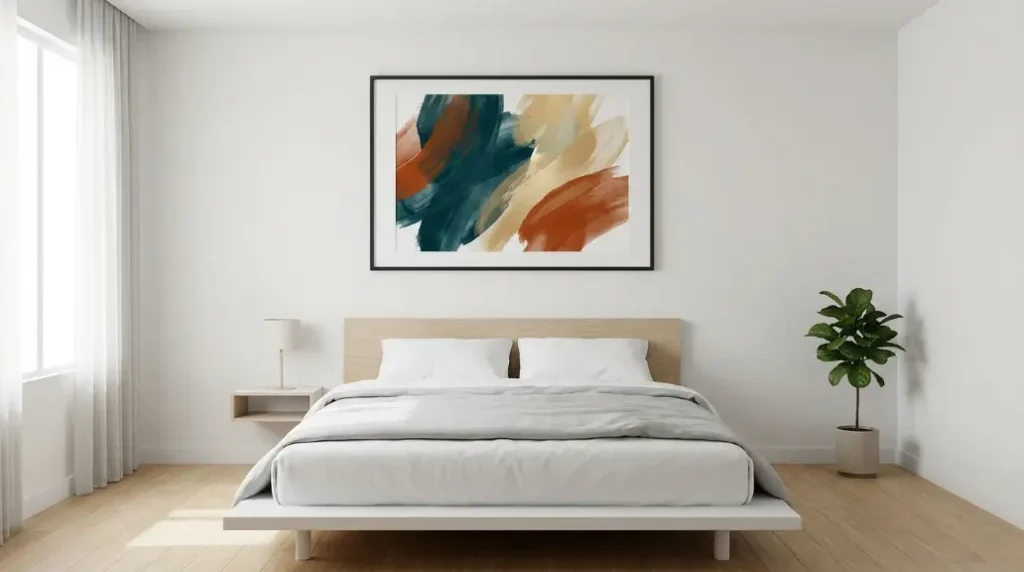 Add Colorful Wall Art Without Crowding the Walls