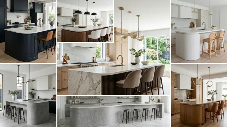 17 Chic Curved Kitchen Island Ideas for Contemporary Homes
