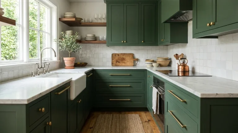 17 Ideas Dark Green Kitchen Designs Modern Style Guide!