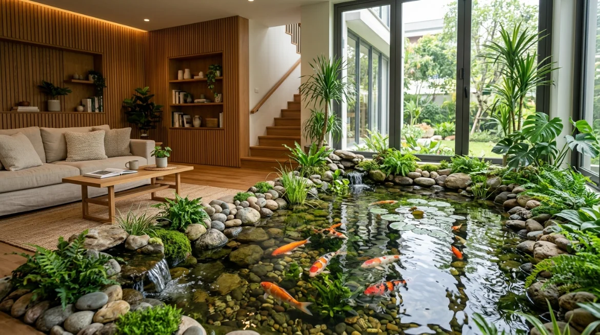 18 Indoor Pond Ideas to Create a Peaceful Home Retreat