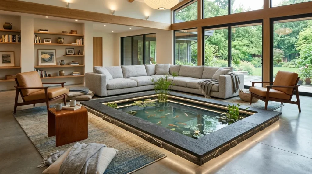 Living Room Focal Pond