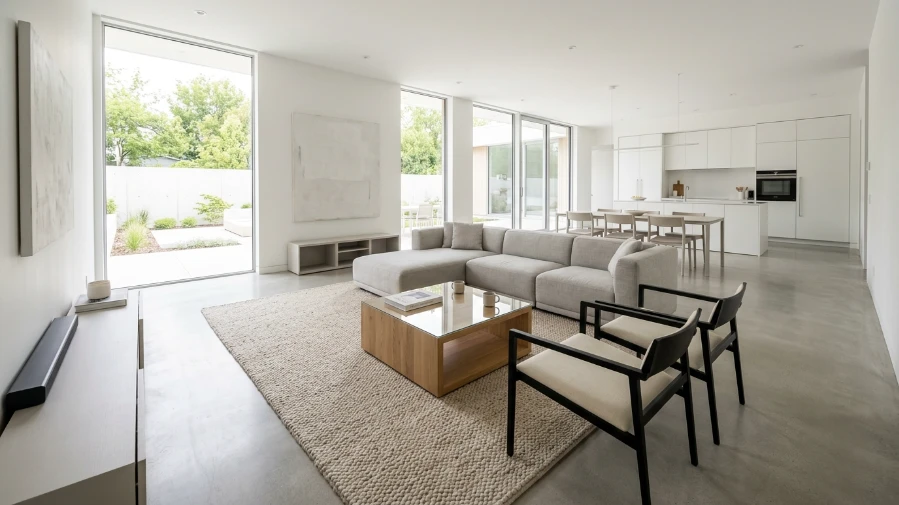 . The Minimalist Apartment Living Room
