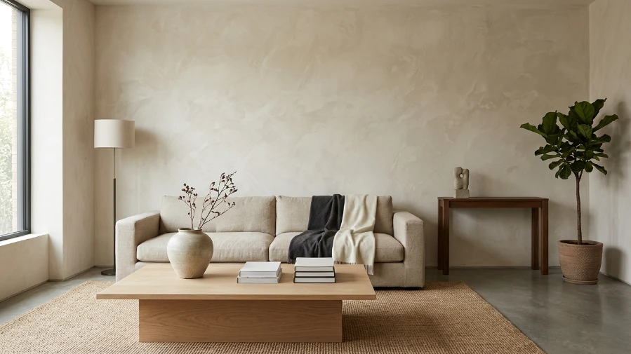  The Minimalist Living Room with Minimal Wall Decor