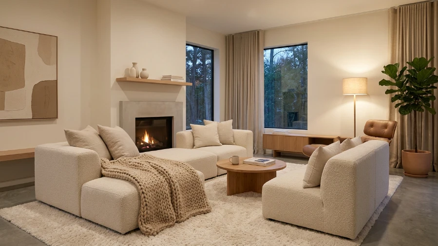 The Cozy Minimalist Living Room