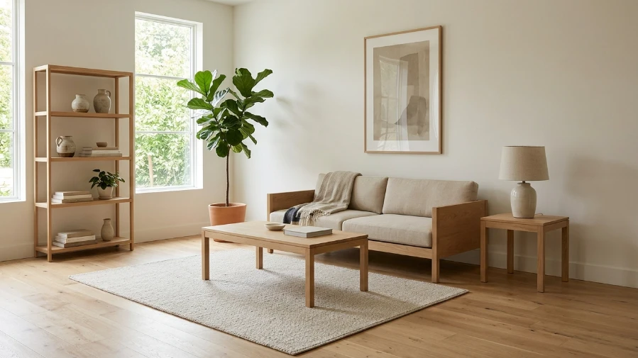 The Japandi Minimalist Living Room