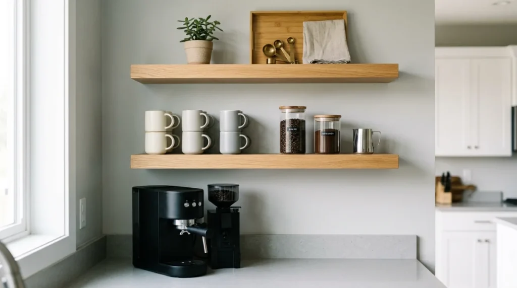 The Minimalist Floating Shelf Setup