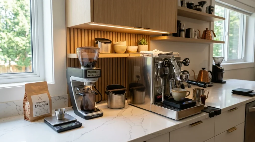 The Home Espresso Station for Serious Coffee Lovers