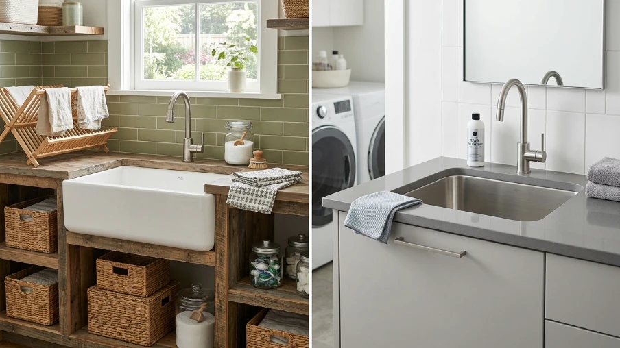 Laundry Room with Utility Sink