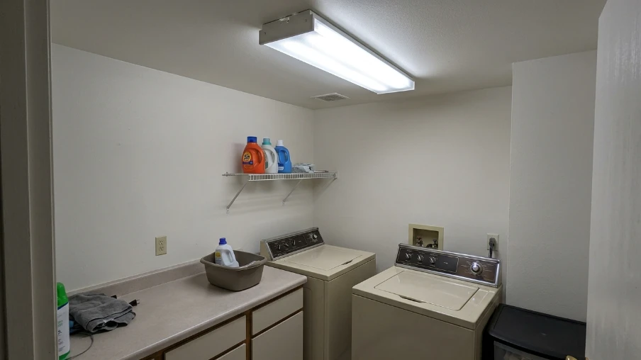  Laundry Room Lighting Upgrade