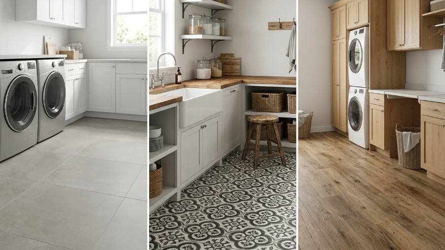 Tile and Flooring Choices for Laundry Rooms