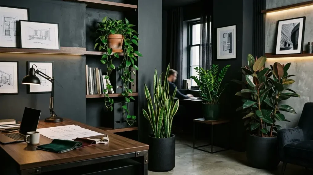 Bring in Indoor Plants for Life and Contrast