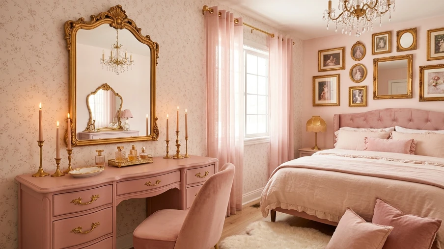  Pink and Gold Color Palette