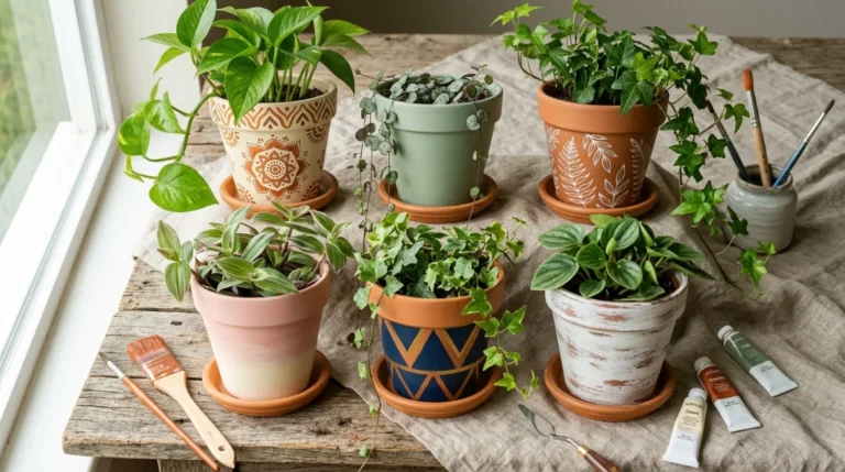 20 Pot Painting Ideas to Give Old Planters a New Life