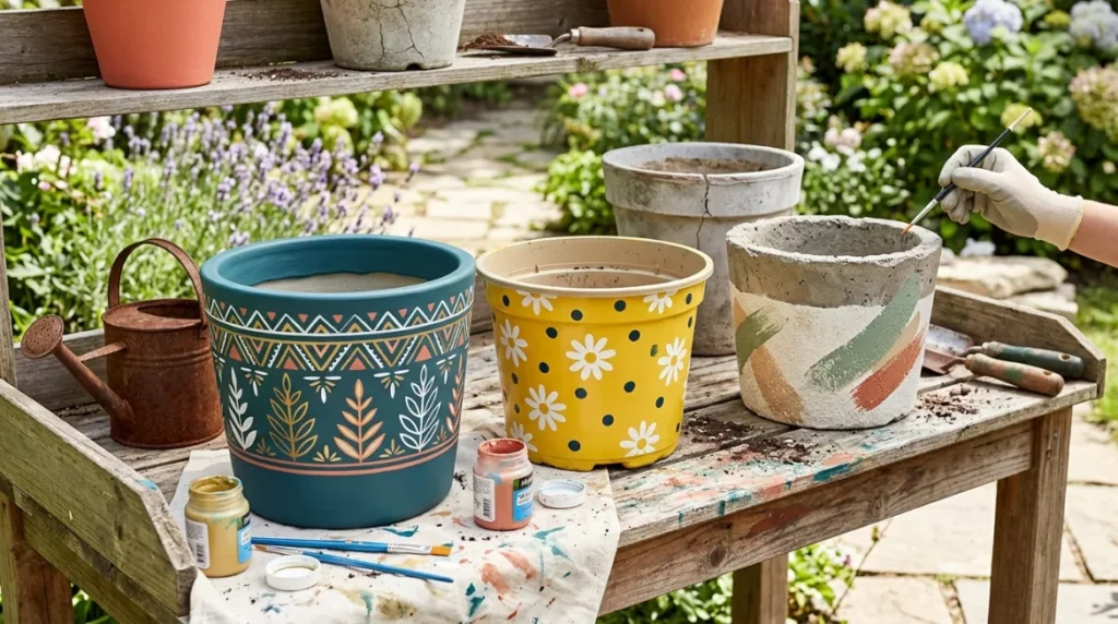  Recycled and Upcycled Pot Makeover