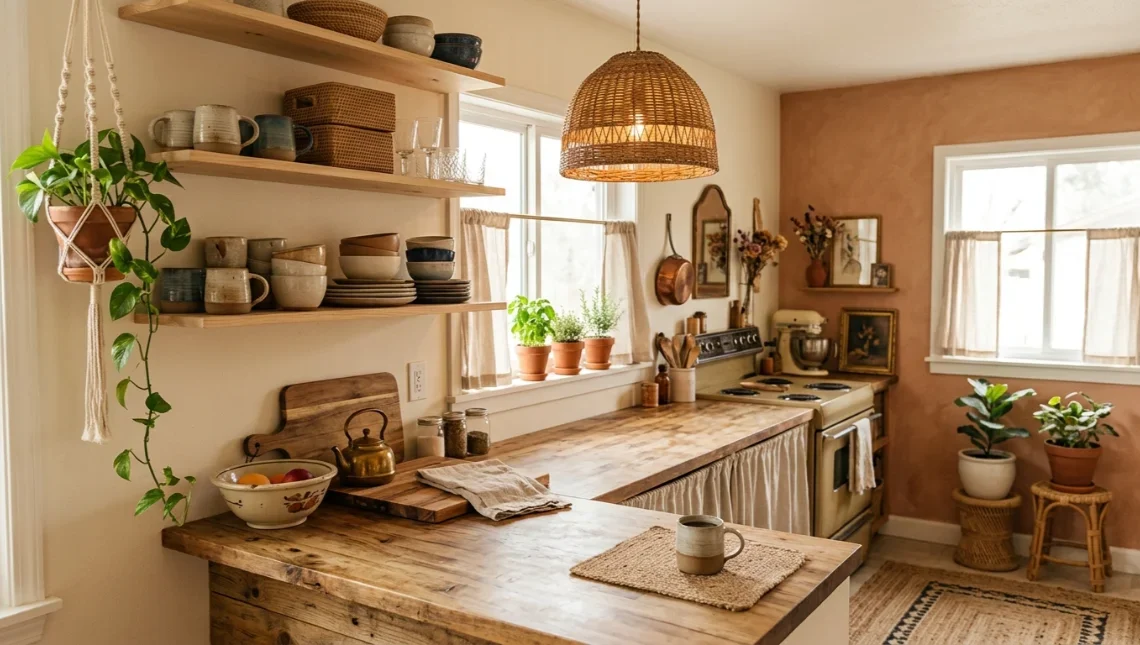 19 Boho Kitchen Ideas to Refresh Your Cooking Space