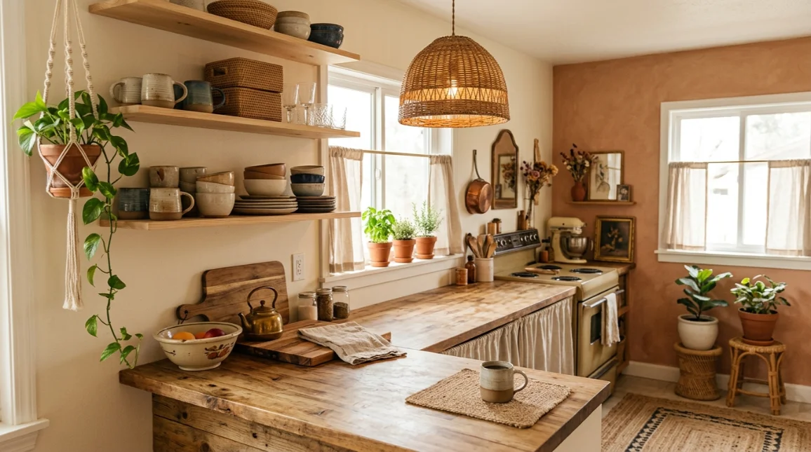 19 Boho Kitchen Ideas to Refresh Your Cooking Space