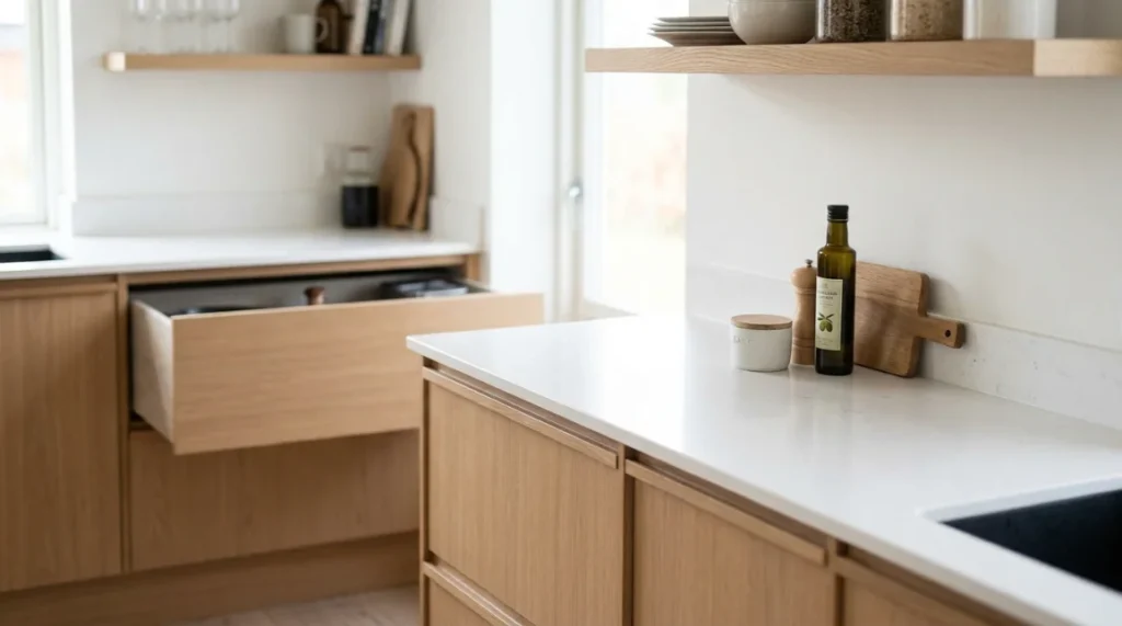 Try a Muted Green or Sage Cabinet Color