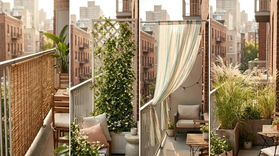 Privacy Screen for Urban Balconies