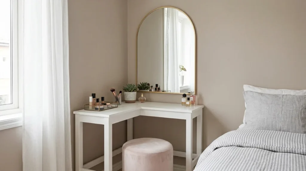 Corner Vanity Ideas for Awkward Angles