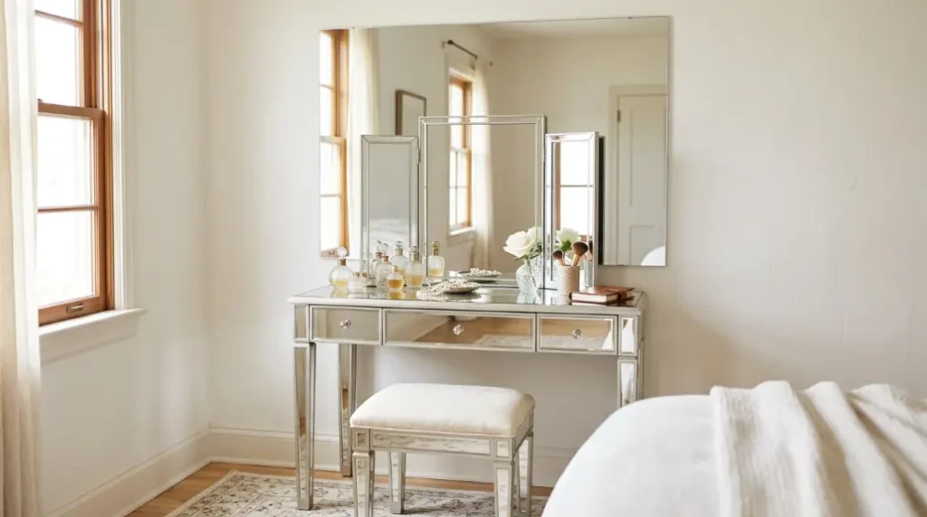 Smart Storage Vanity with Hidden Compartments