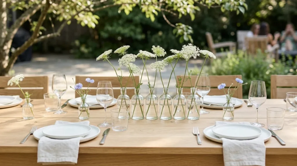 Wildflower Picnic Table Styling