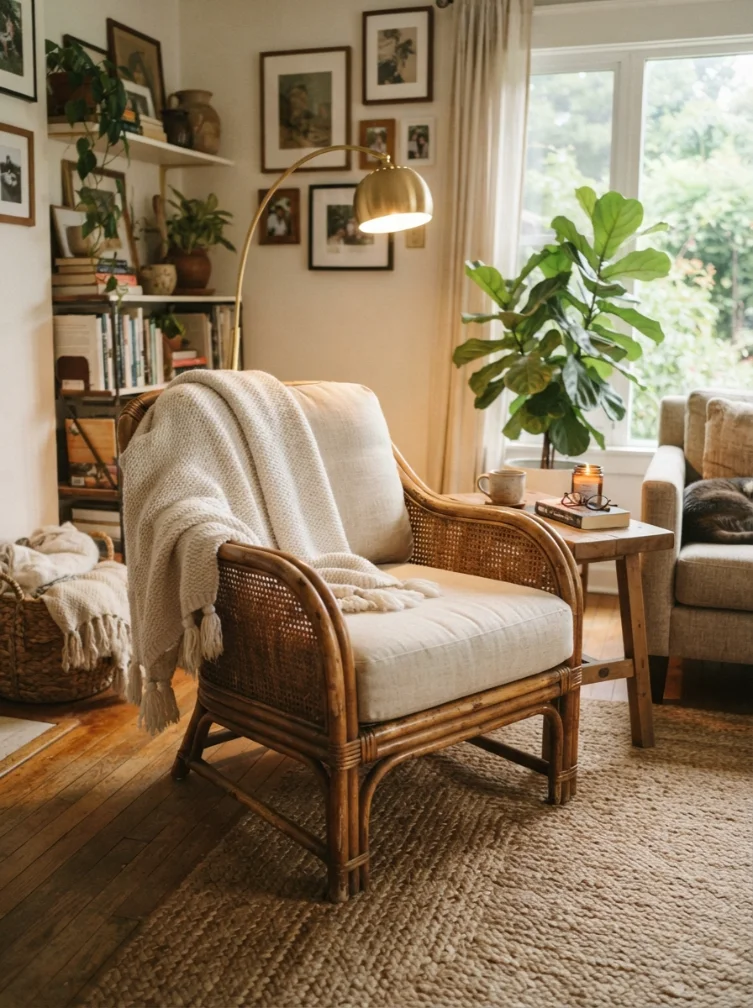 Vintage Rattan Chair