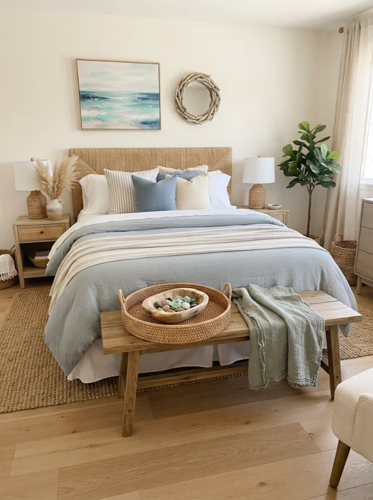 Ocean-Inspired Artwork and Styling Details