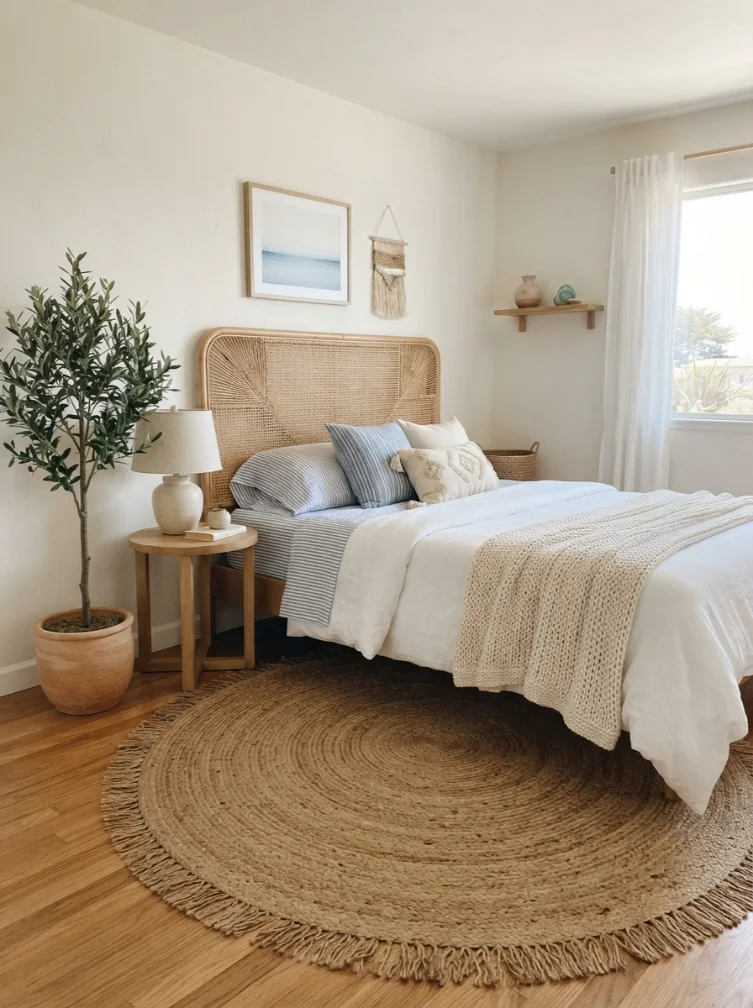 Minimalist Coastal Layout for Small Rooms