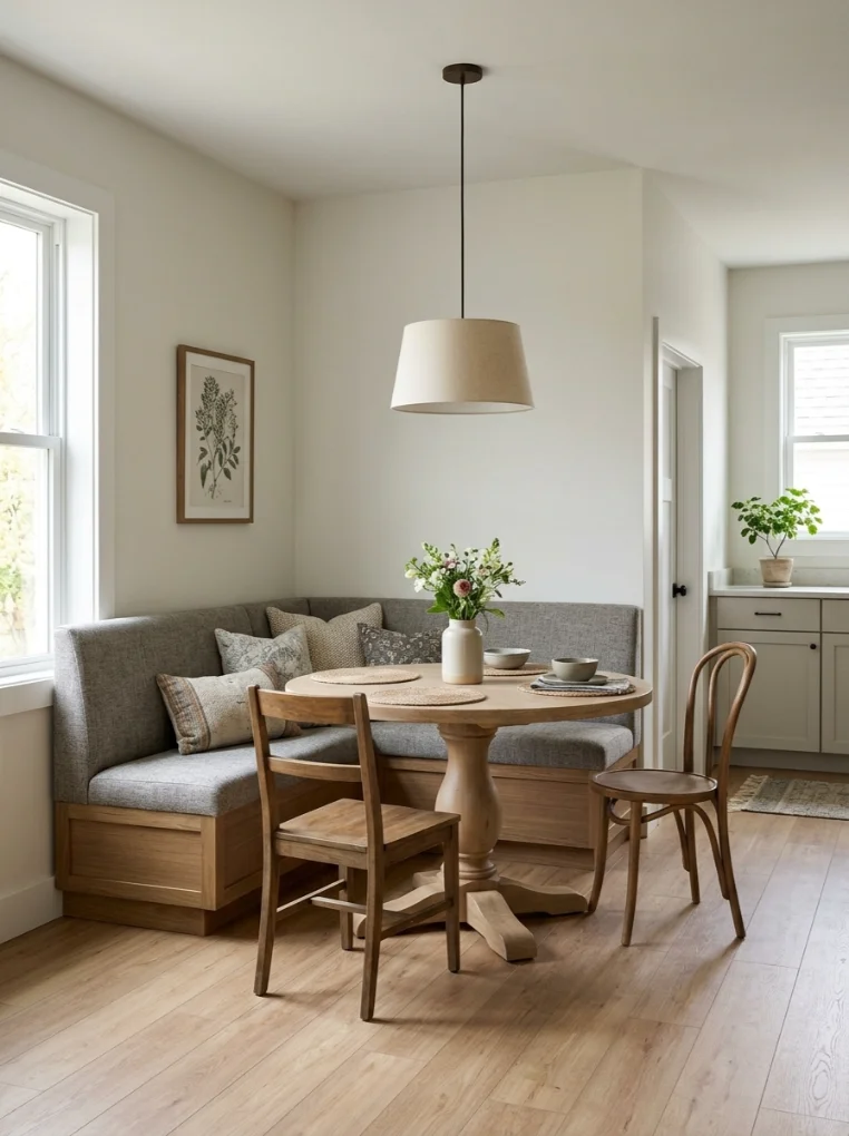 Two-Sided L-Shaped Bench Ideas