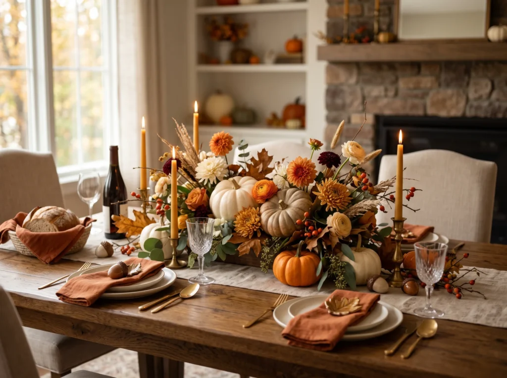 20 Fall Table Centerpieces for a Cozy Autumn Table