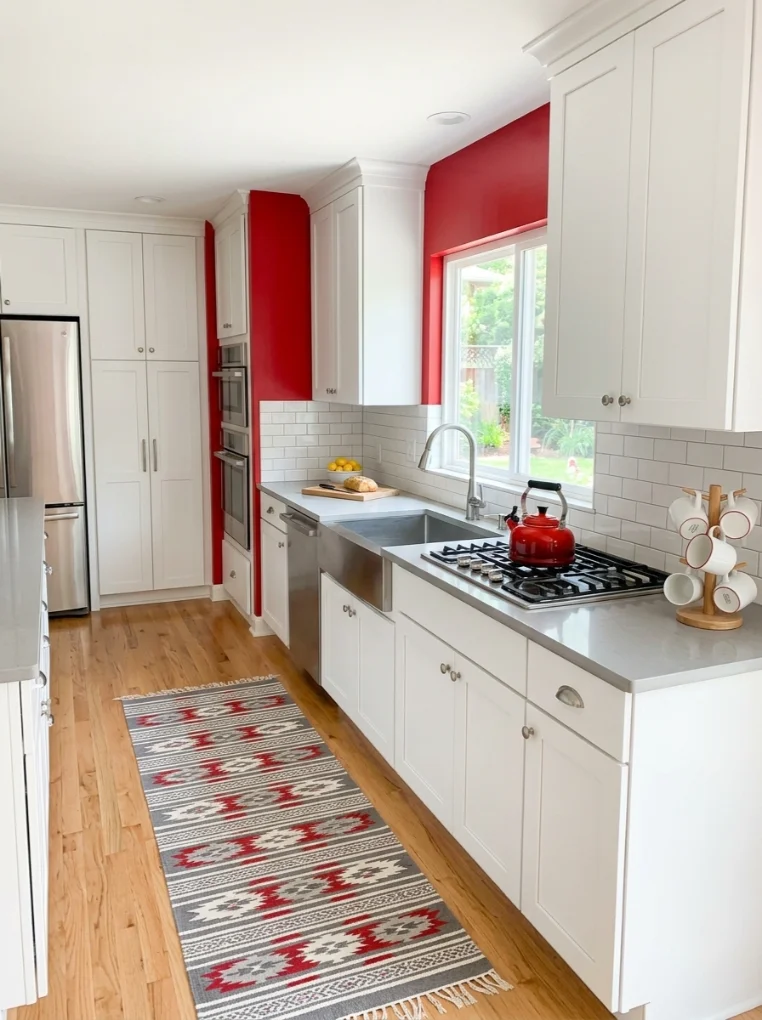 Cherry Red in the Kitchen