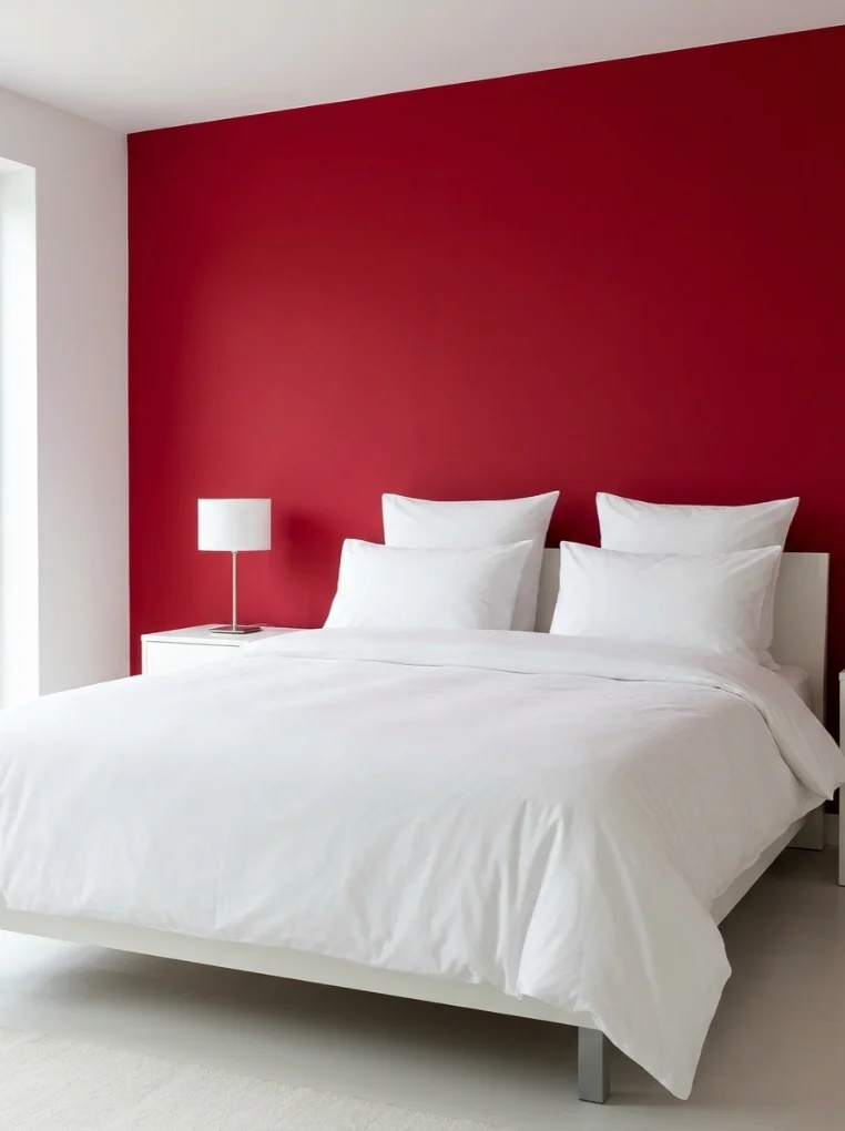 Pair Cherry Red With Crisp White