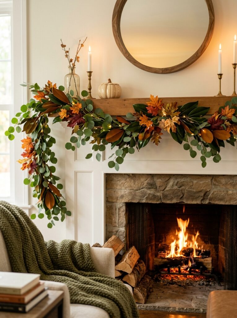 Garland natural Fall Decor Ideas