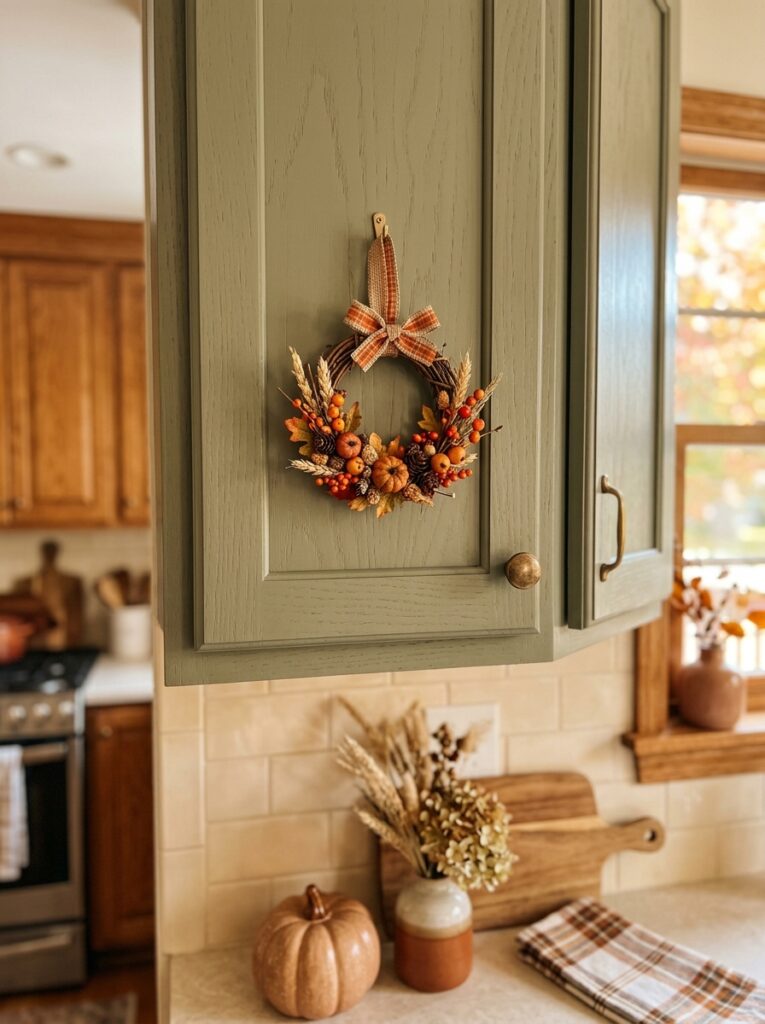 Hang dried corns with Fall Decor Ideas