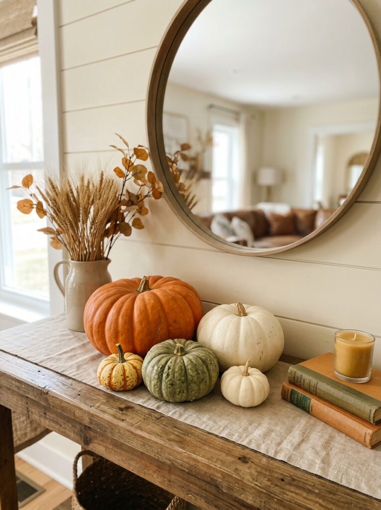 Stack Pumpkin with Fall Decor Ideas