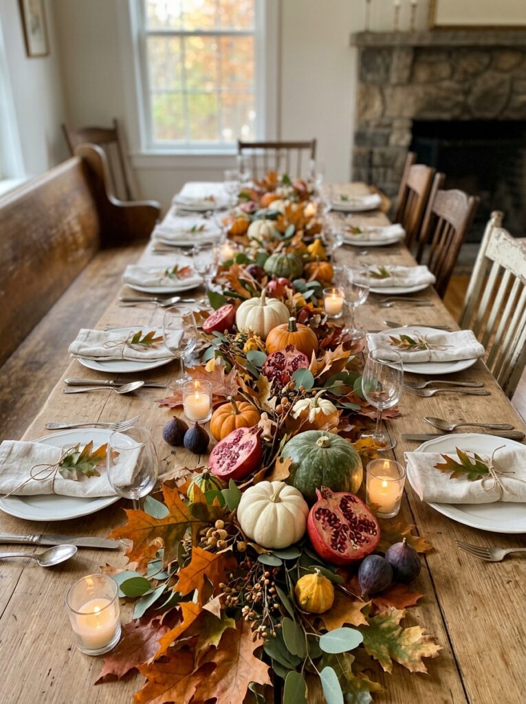 Fall fruit with Fall Table Centerpieces