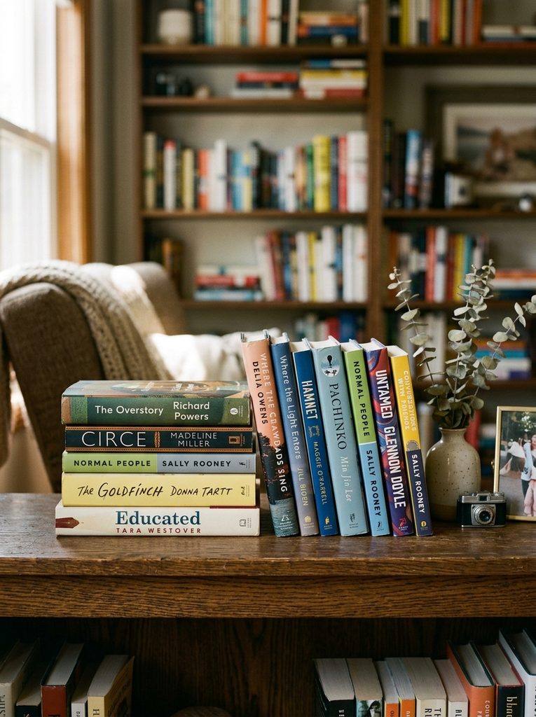 Mini Library with Floating Shelf Decor