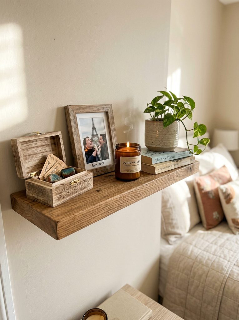 Personal with Floating Shelf Decor