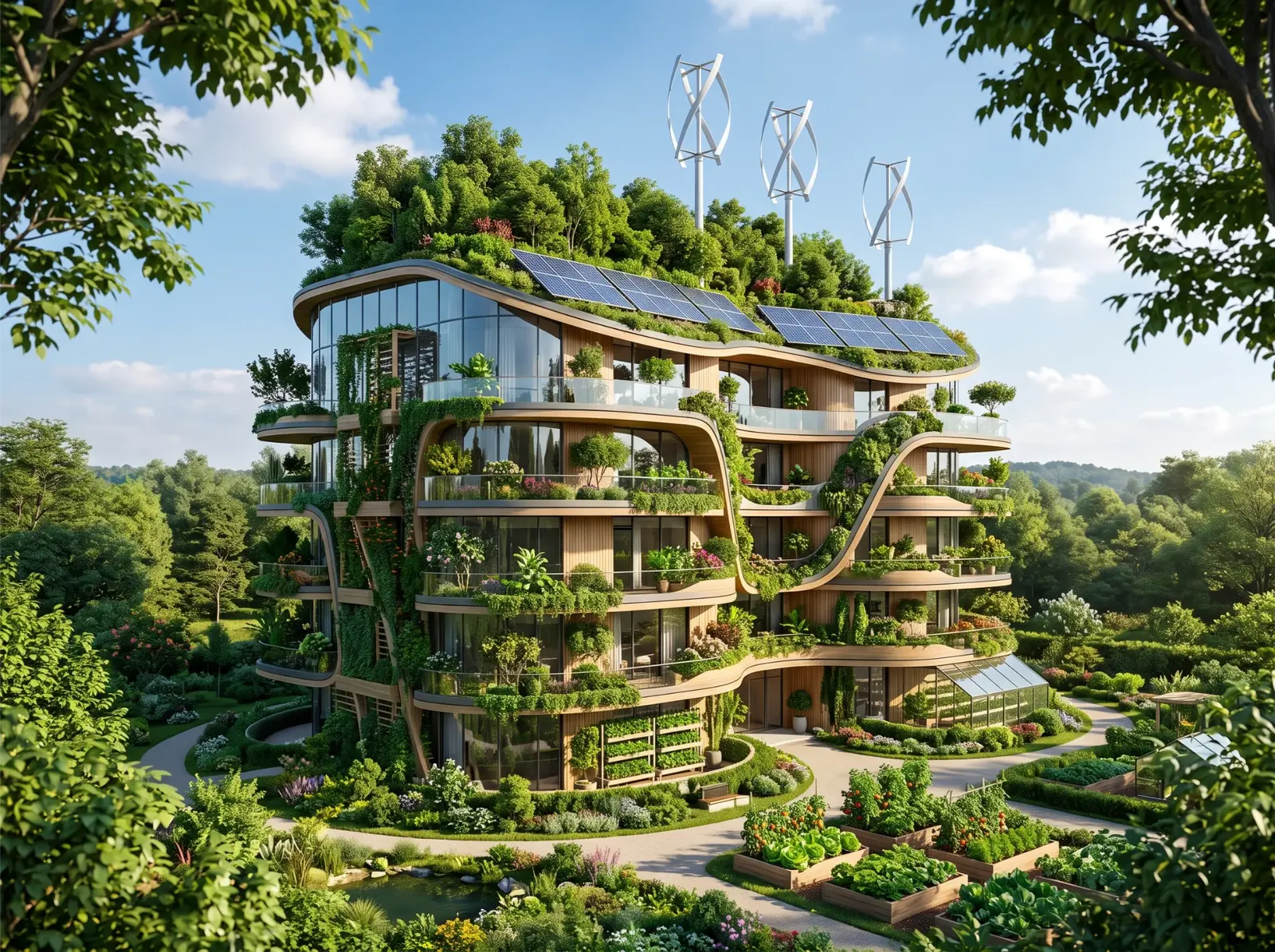 solrpunk architecture designs