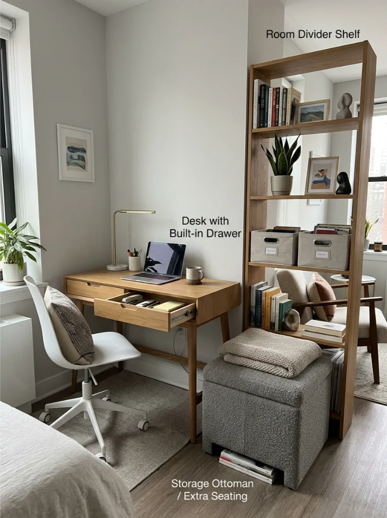 Furniture - multiple function with Japandi Home Office