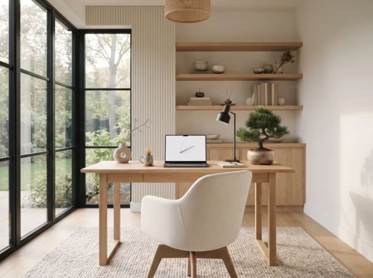 Japandi Home Office Ideas
